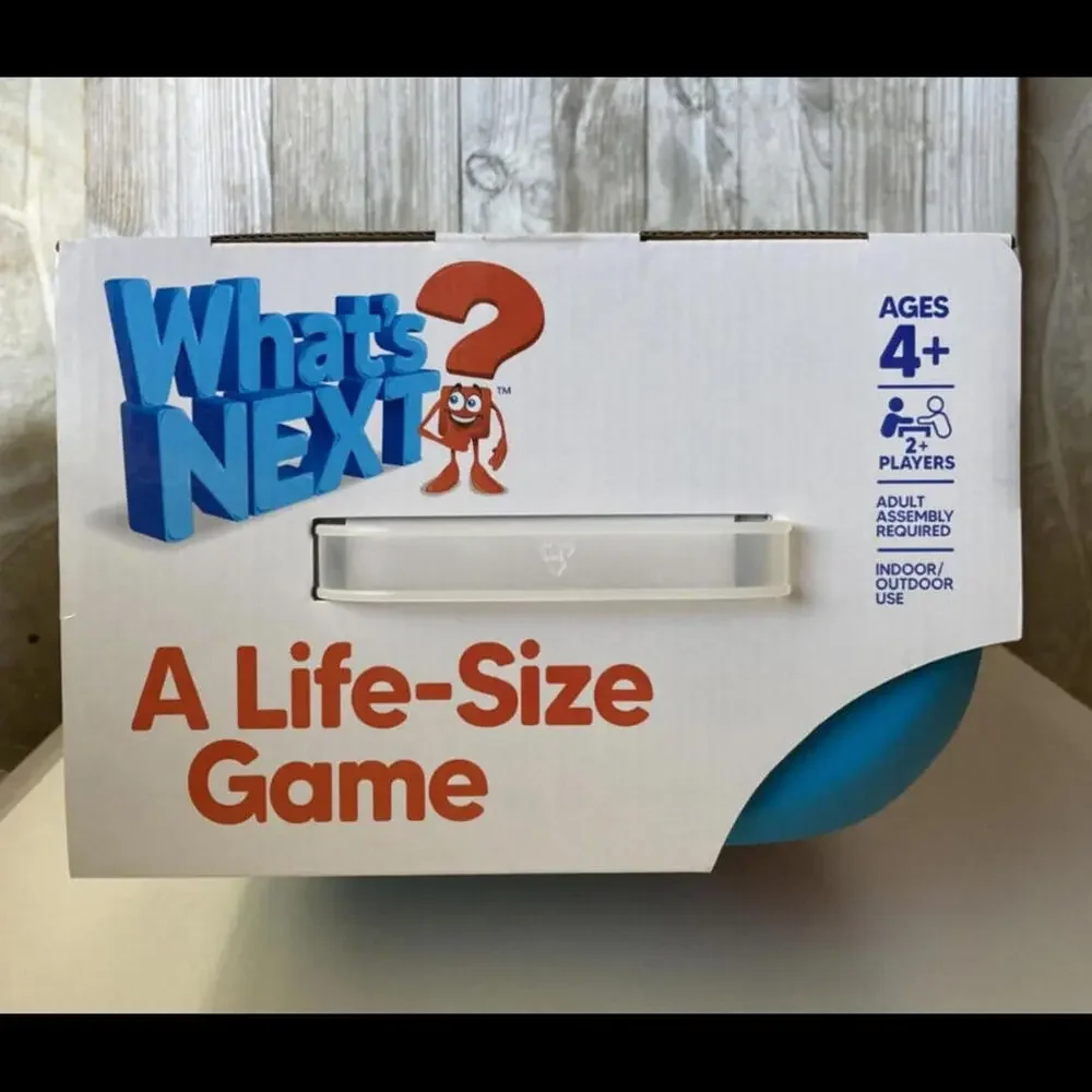 What's Next? A Life-Size Game, Jumbo Sized, Create Memories, Family Game Night